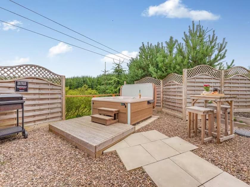 Lochinvar - Clydesdale Log Cabin With Hot Tub エイドリー エクステリア 写真