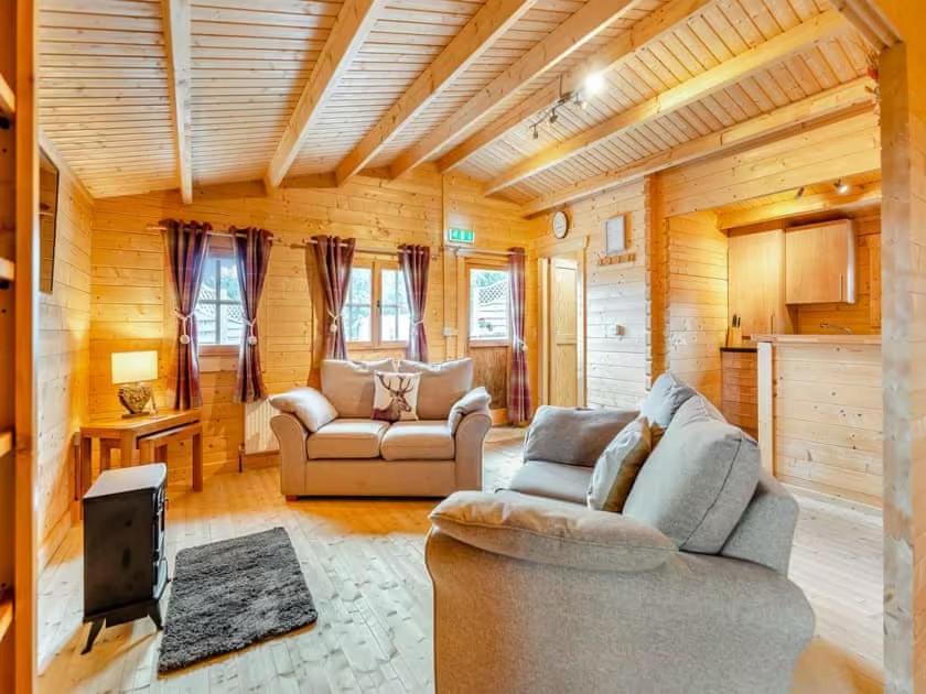 Lochinvar - Clydesdale Log Cabin With Hot Tub エイドリー エクステリア 写真